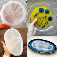 diy ashtray tray resin mold concrete silicone mold new jewelry plate dish casting molds home decoration plaster craft clay mould