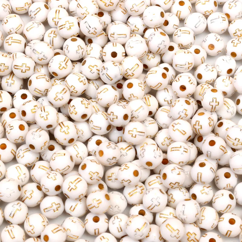 Бусины акриловые смешанные для самостоятельного изготовления ювелирных изделий