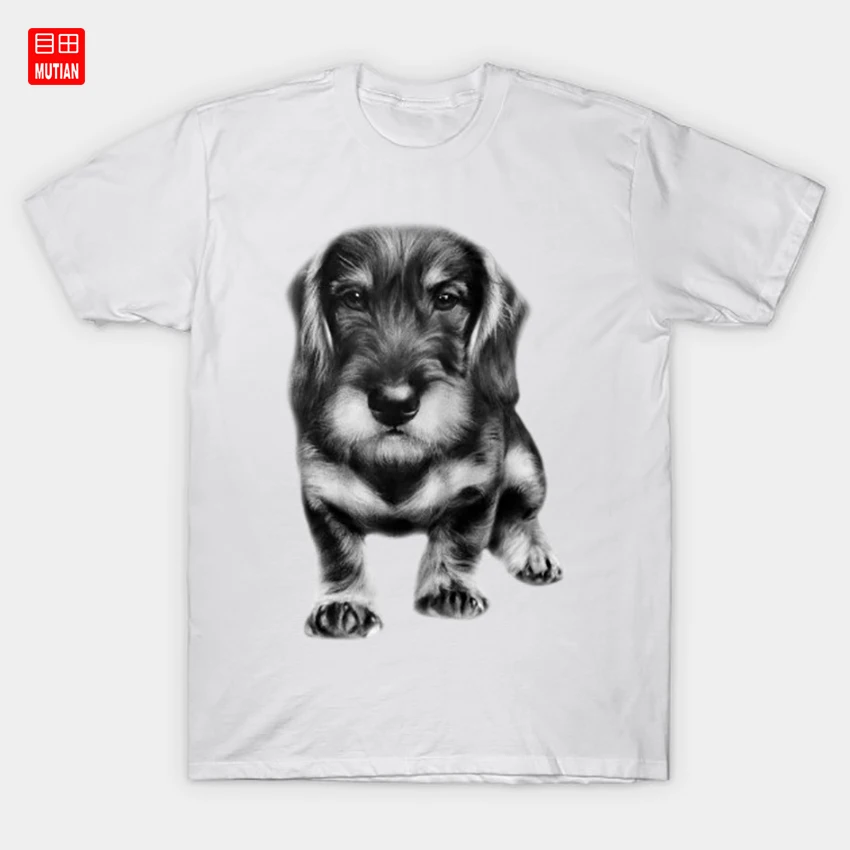 Футболка с таксой Собака Такса искусство картины собака собаки животное картина