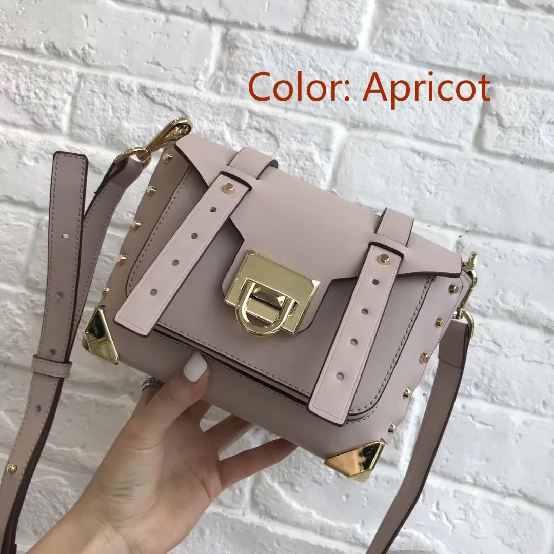 Новинка 2020 женская сумка с заклепками и замком новая модная дизайнерская рок на