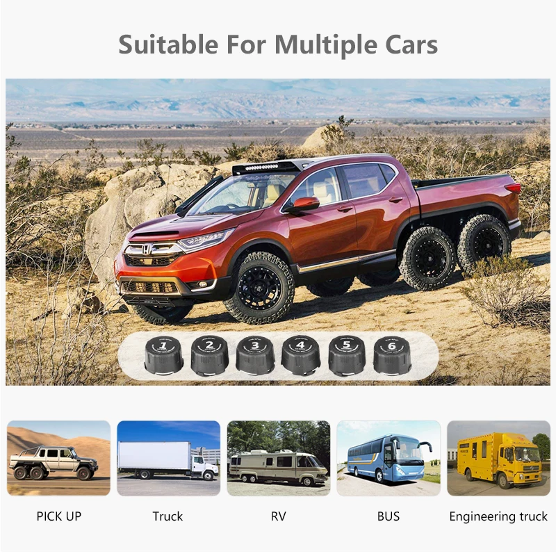 Датчик давления в шинах Jansite цифровой прибор для контроля 203 PSI|Датчик шинах| |