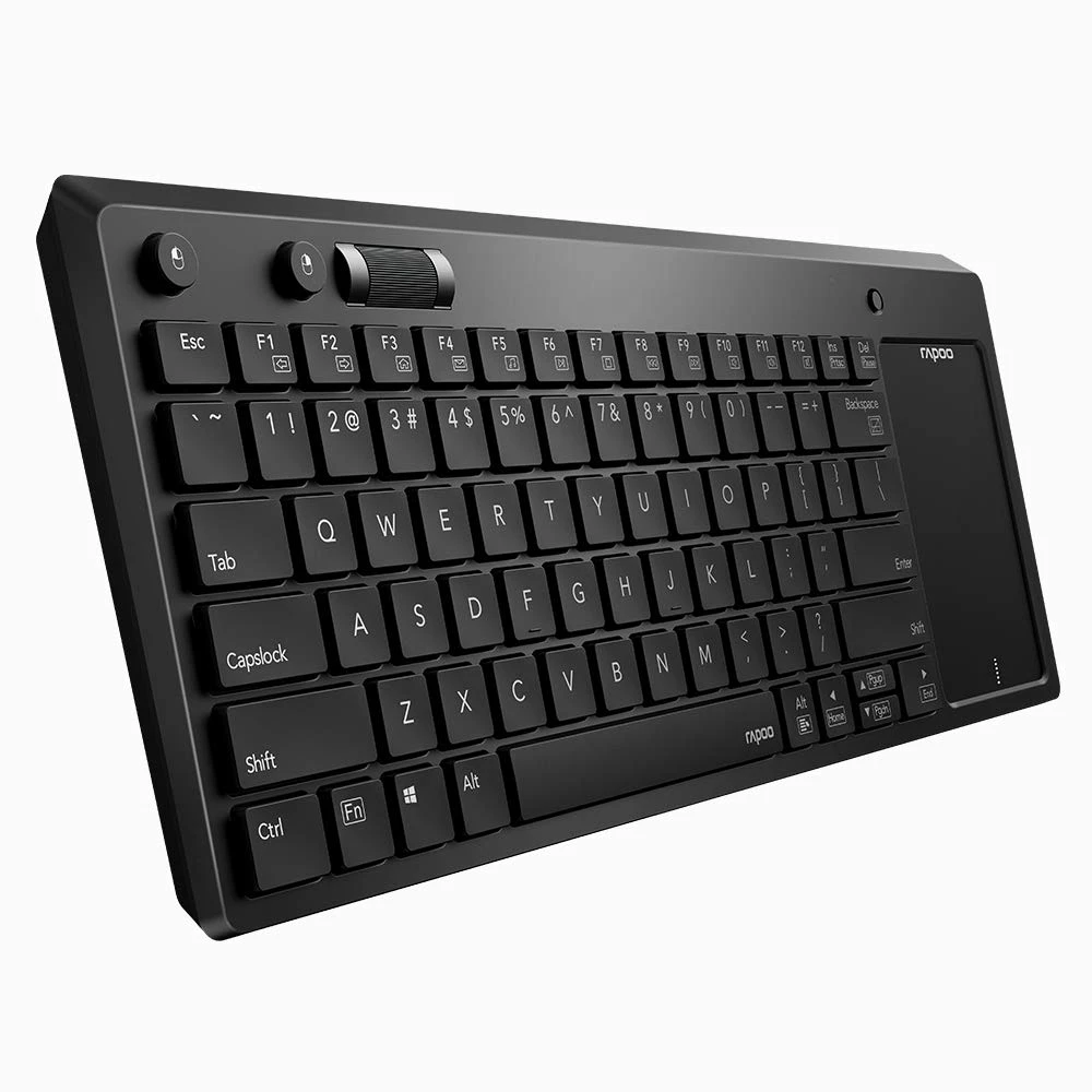 Rapoo K2800 беспроводной пульт для телевизора с тачпадом, легкий медиа-контроль и встроенная сенсорная панель большого размера