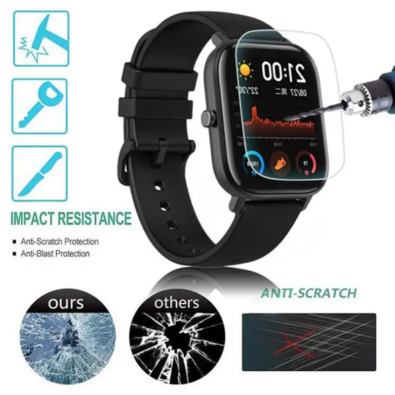 Full Cover Clear Soft TPU Hydrogel Screen Protector Watch Protector Full Film For Xiaomi Huami Amazfit GTS Smart Watch New soft tpu hd clear protective film guard for xiaomi huami amazfit bip bit pace lite smart watch full screen protector cover