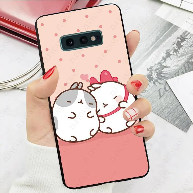 Kawaii коробка картофель кроликов Molang мягкий чехол для телефона с изображением