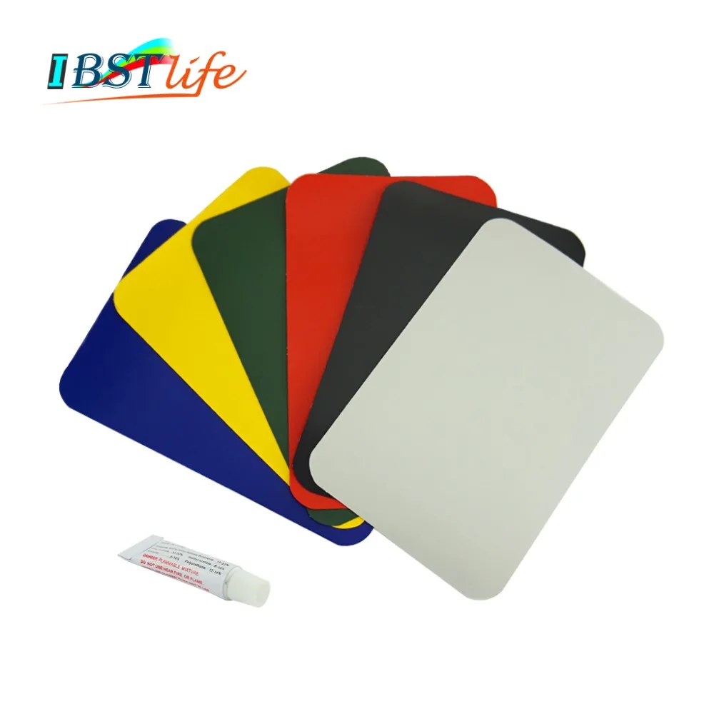 

185*125mm Inflatable Plastic Boat Kayak Special PVC Repair Patch Kit With Glue Waterproof Patch Rib Canoe Dinghy Float