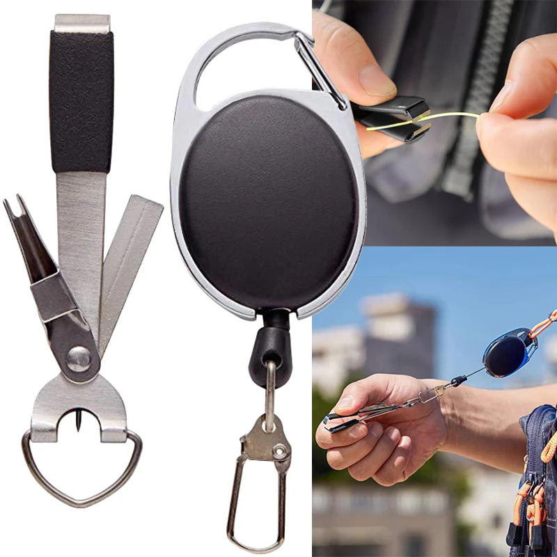 

N Outdoor Fishing Supplies Fishing Pliers Fishing Line Tools Scissors Quick Knot Tool Fly Fishing Nipper Line Clippers Retractor