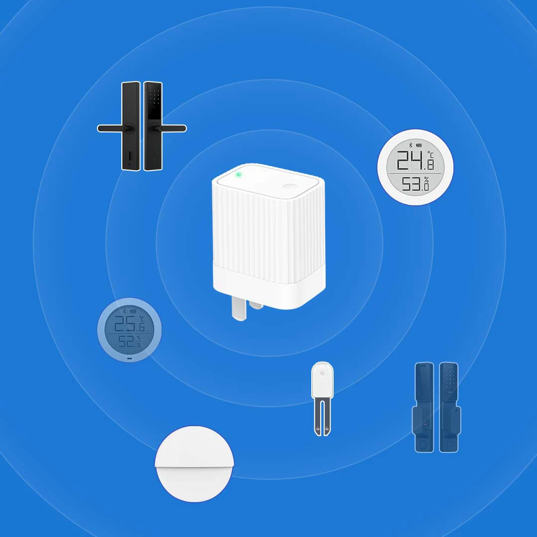 Xiaomi Smart Cleargrass Bluetooth/Wifi Gateway Hub Work With Bluetooth Sub-device by smart home Mijia APP control | Электроника