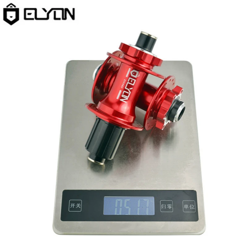 

ELYON QR Novatec Hub 32 Holes Mountain Bike Disc Card Brake Hub 32H 11 12 Speed MTB Bicycle Bearing Hub Quick Release Hubs