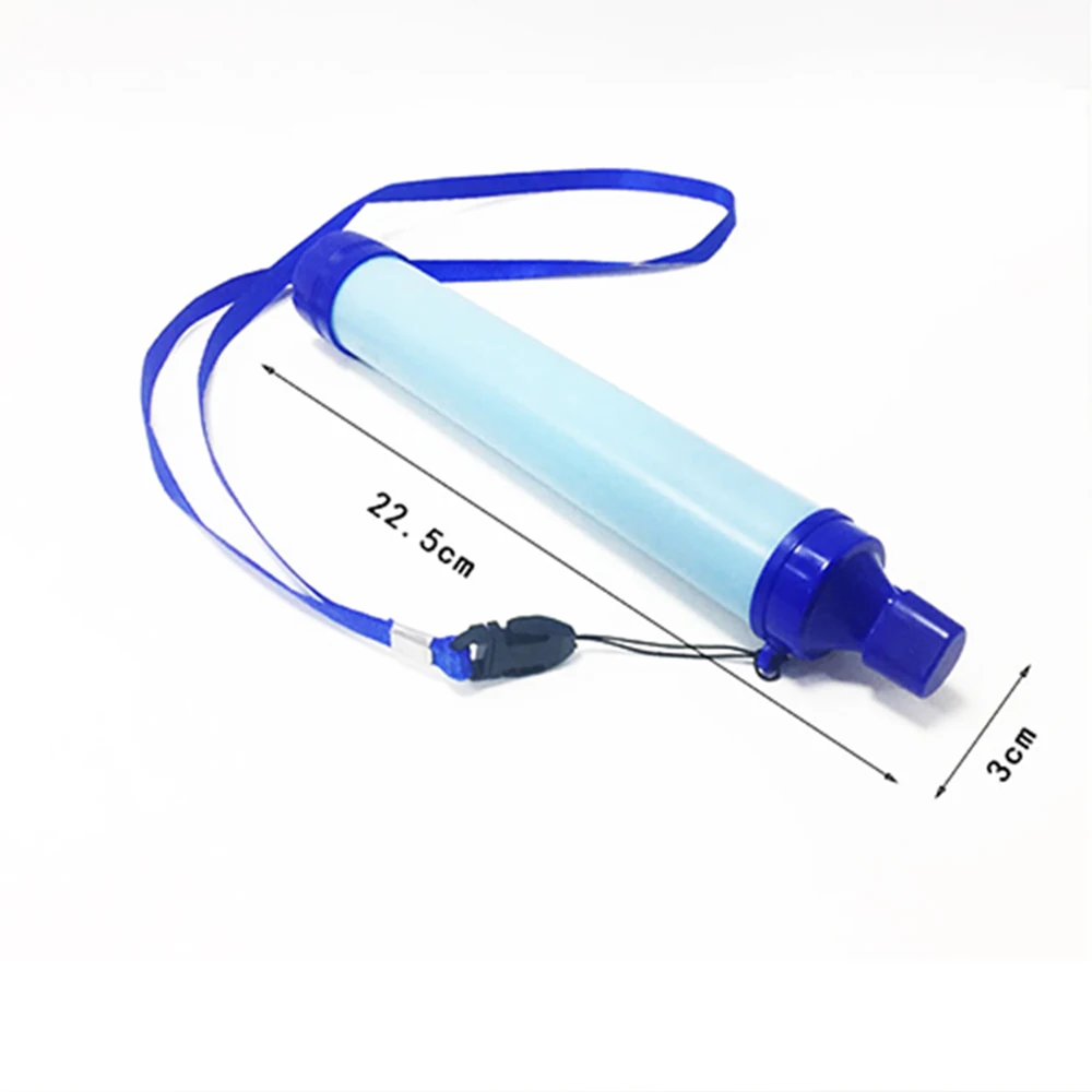 Outdoor EDC Survival Water Filter Straws Camping Equipment Purifier Filtration System Emergency Hiking Accessories | Спорт и