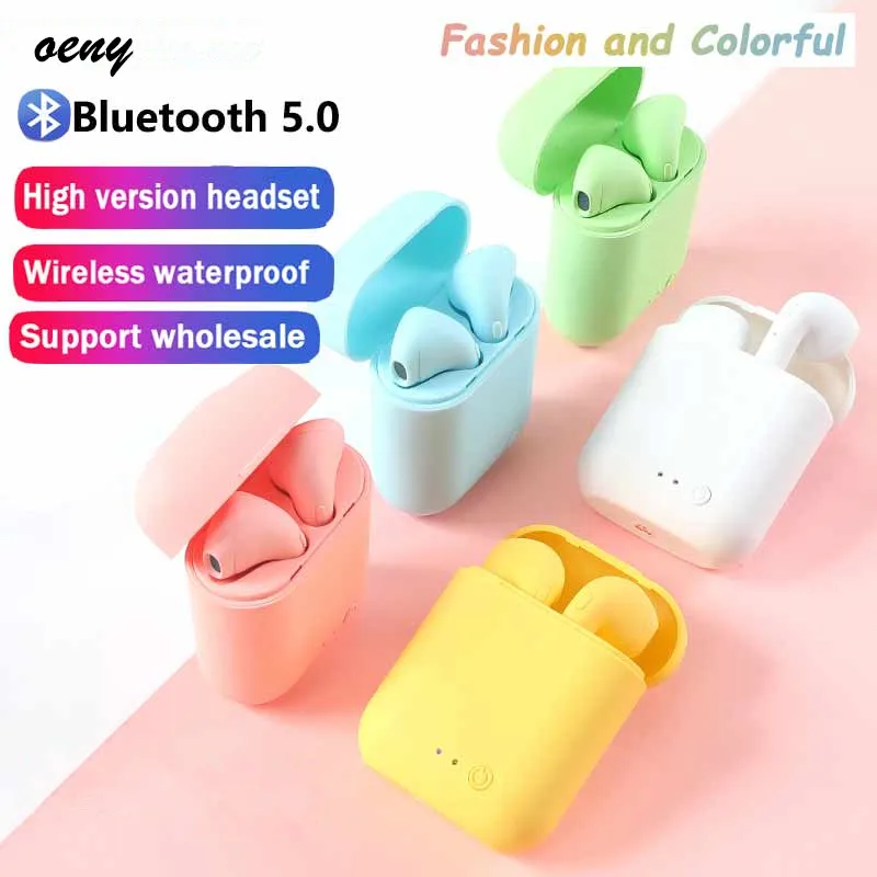 

New i7Mini2 Tws Bluetooth 5.0 Headset Wireless Earphones With Mic Charging Pod For All Smart Phone Mini Earbud Sports Headphones