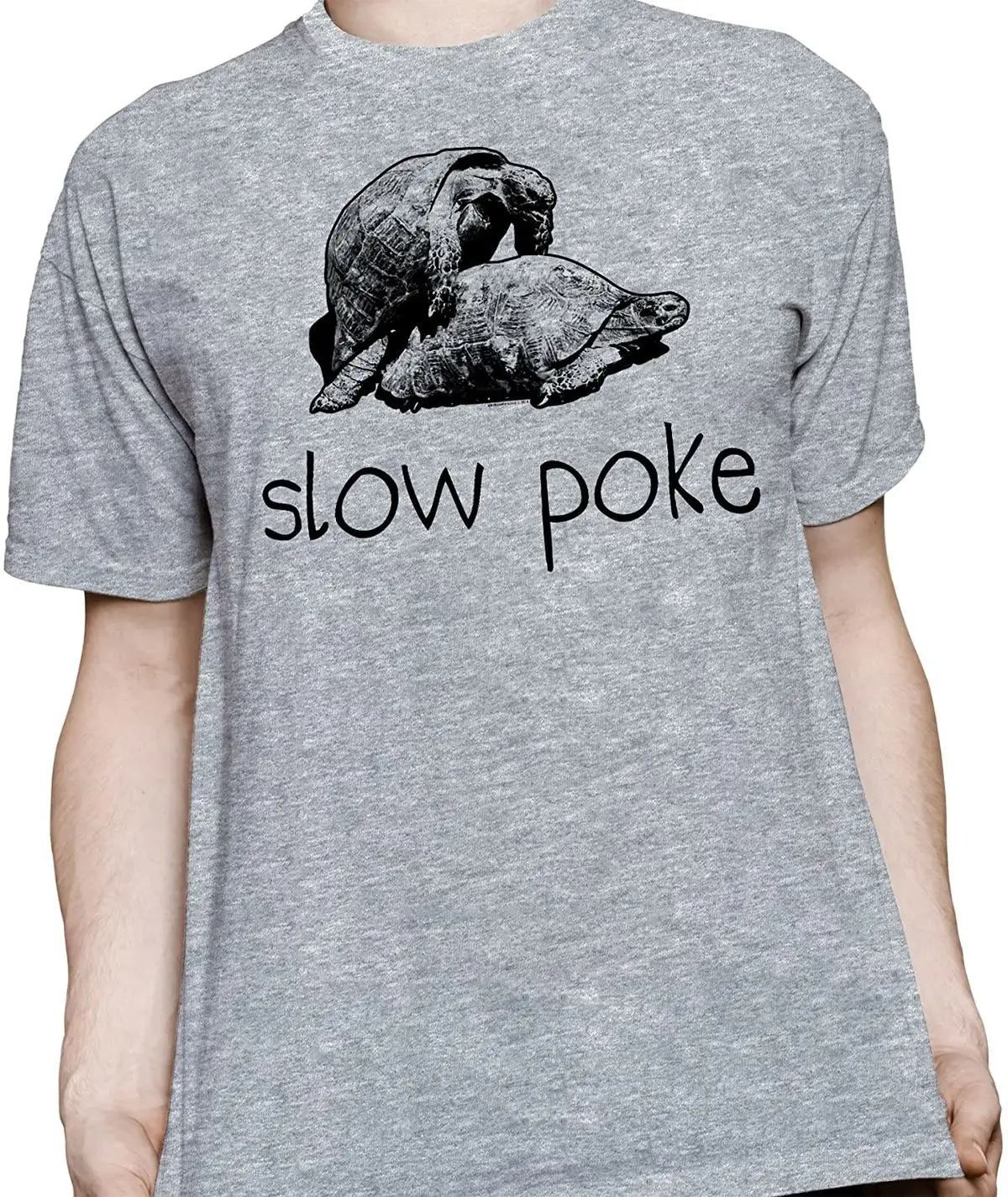 

Fashion Cool Men T shirt Funny Mens Graphic T-Shirt - Slow Poke - Funny Vintage Style Shirt Women Funny print tshirt