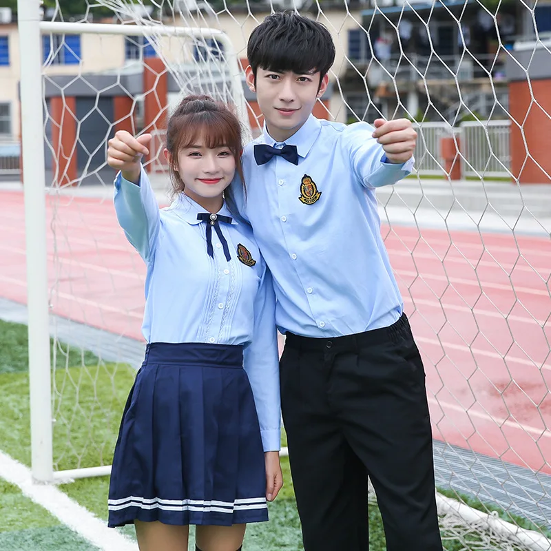 Японский костюм моряка Одежда для девочек и мужчин студентов Корейская школьная