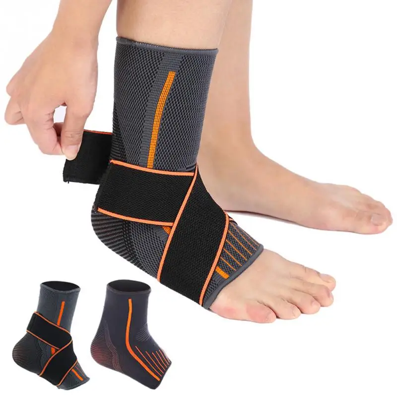 

Ankle Support Brace Compression Breathable Foot Elastic Guard Strap Posture Corrector Foot Support Sports Protector Belt for Man