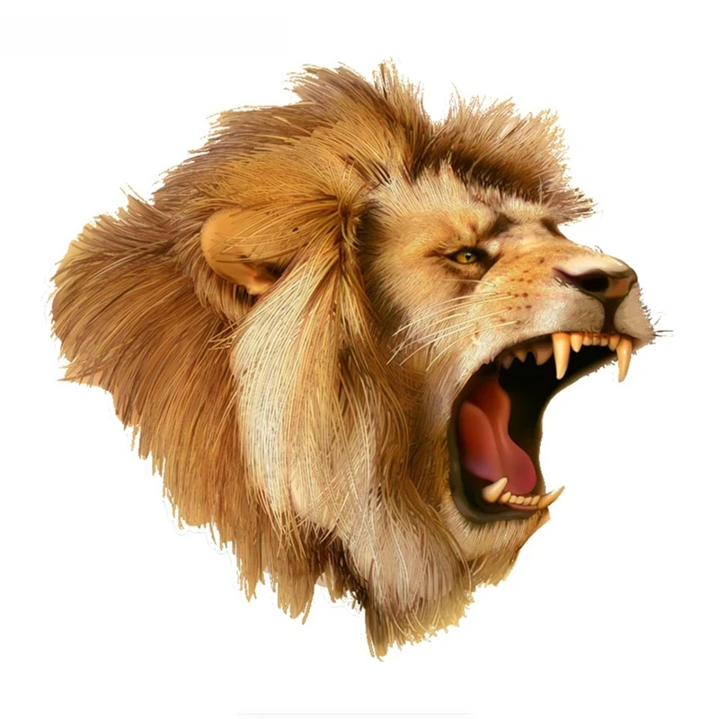 

Personality Lion Roar Car Sticker PVC Coloful Decals Automobile Motorcycle Accessories Stickers for Office Home,14cm*14cm