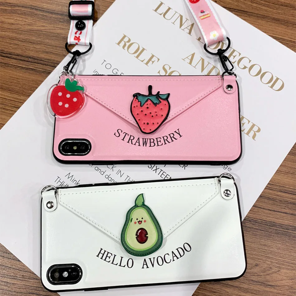 Кожаный чехол с откидной крышкой и подставкой для iPhone 5 SE 6S 8 Plus X XS XR MAX Модный