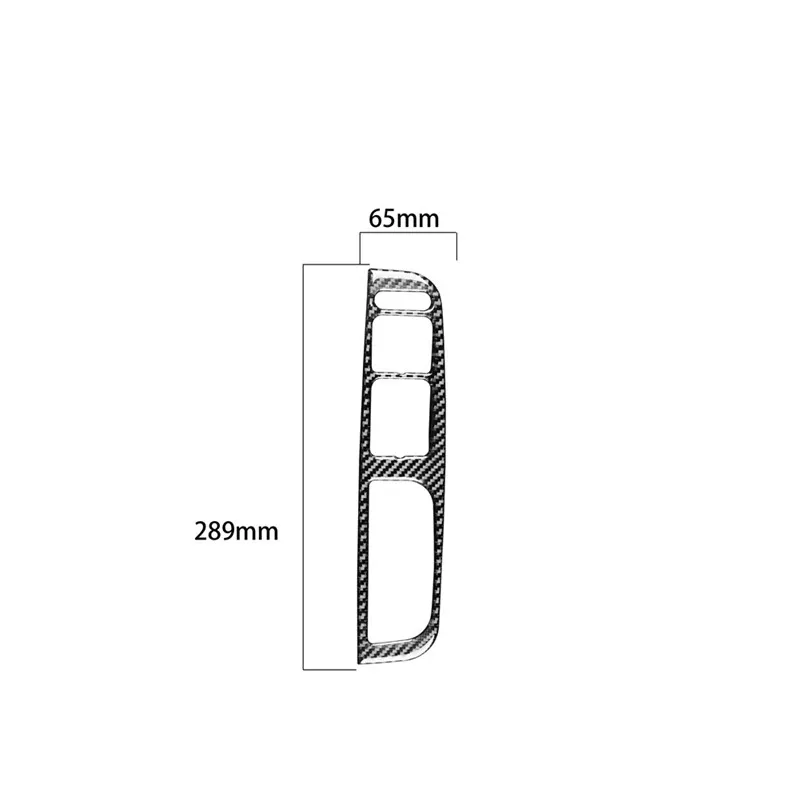 

For (Right Drive) Volkswagen 1999-2004 Golf 4 Driving Position Lifting Panel Car Accessories Interior Carbon Fiber Stickers 1PCS