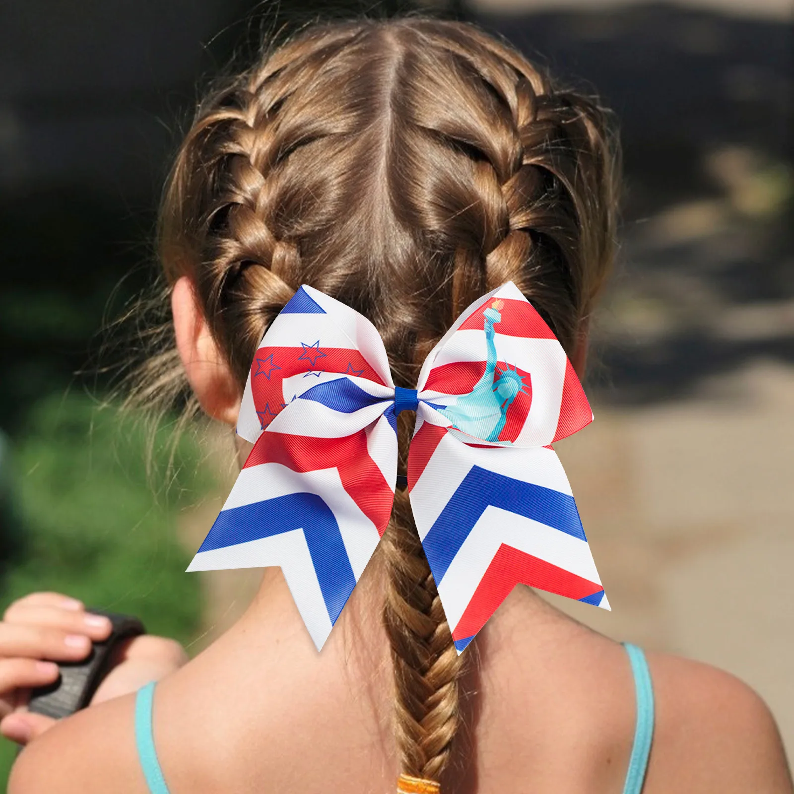 

Girls 4th of July Headband For 2018 Independence Day Hair Accessories Kids American Flag With Crochet Headband Hair Band