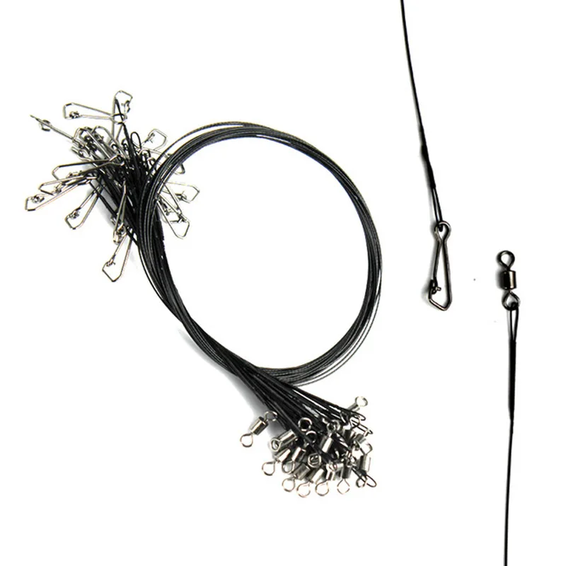 

Fishing Line Bait Hook Tracer Replacement Anti-bite Wire Swivel Connector Set Fishing Terminal Tackle Tools Accessories pesca