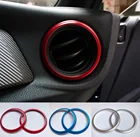 Декоративные кольца-наклейки для кондиционера для Subaru BRZ Scion, Toyota 86, GT86, декоративные наклейки на вентиляционное отверстие, Накладка для стайлинга автомобиля