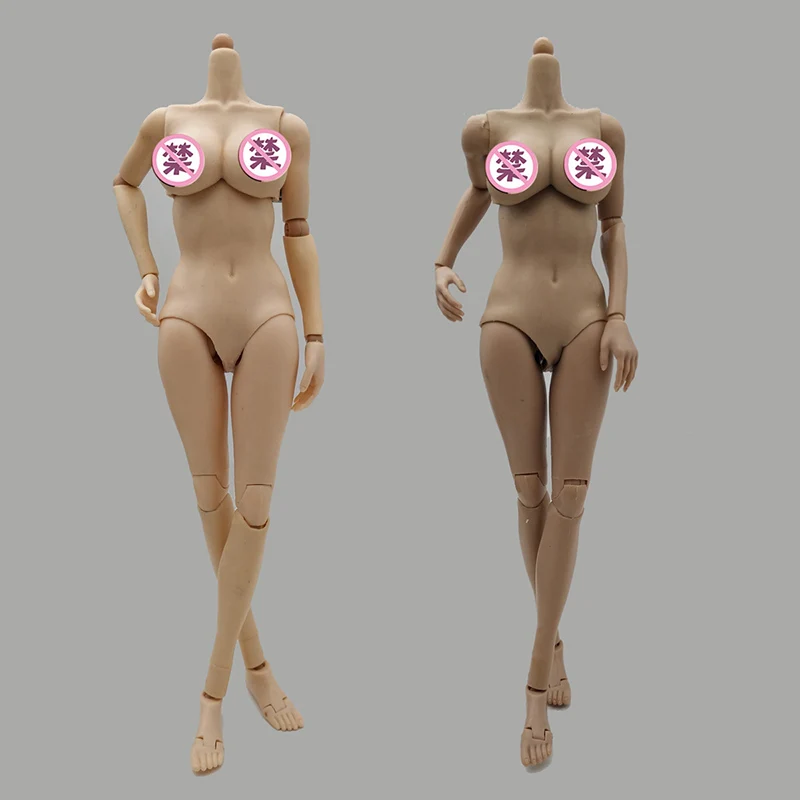 Коллекционная супергибкая подвижная модель из ПВХ 1/6 для женского тела мягкий