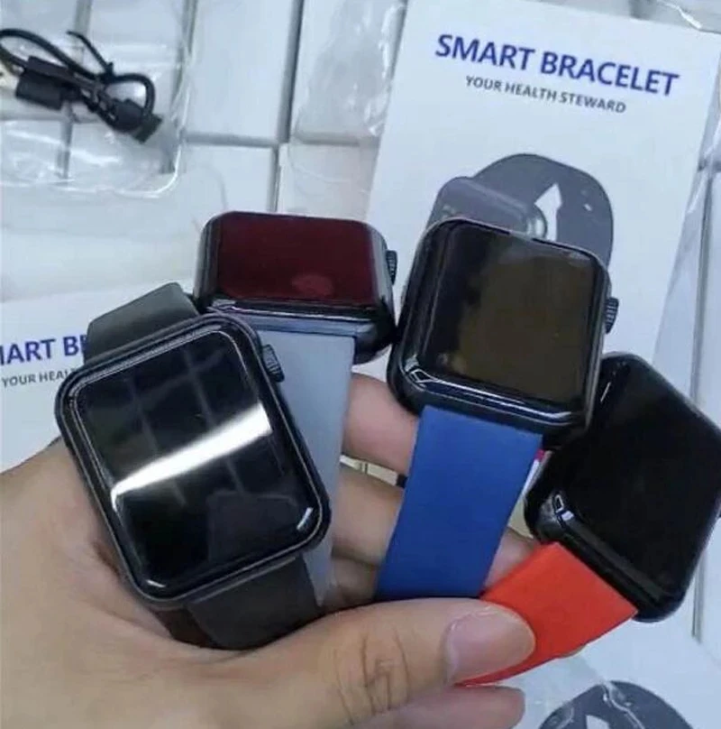 Смарт-часы V6 для мужчин женщин монитор кровяного давления спортивный