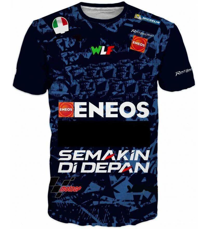 

New Hot in Summer Motorcycle Men's Jersey Quick dry Moto GP Racing For Yamaha Team Shirt Motocross ATV Motobike T-shirt