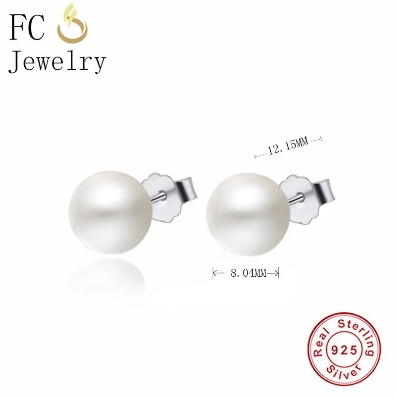 Женские серьги гвоздики из серебра 100% пробы с искусственным