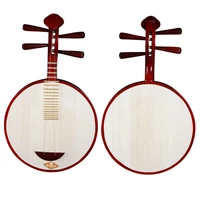 chinese lute moon guitar beijing opera solid wooden adults string musical instruments for beginners with storage bags 2021 new
