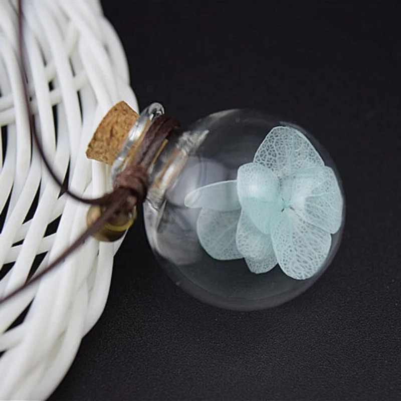 Автомобильный подвесной стеклянный парфюм пустая подвесная бутылка с цветком