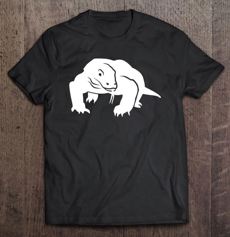 Футболка Komodo Dragon черная футболка рубашки для мужчин Классическая рубашка с