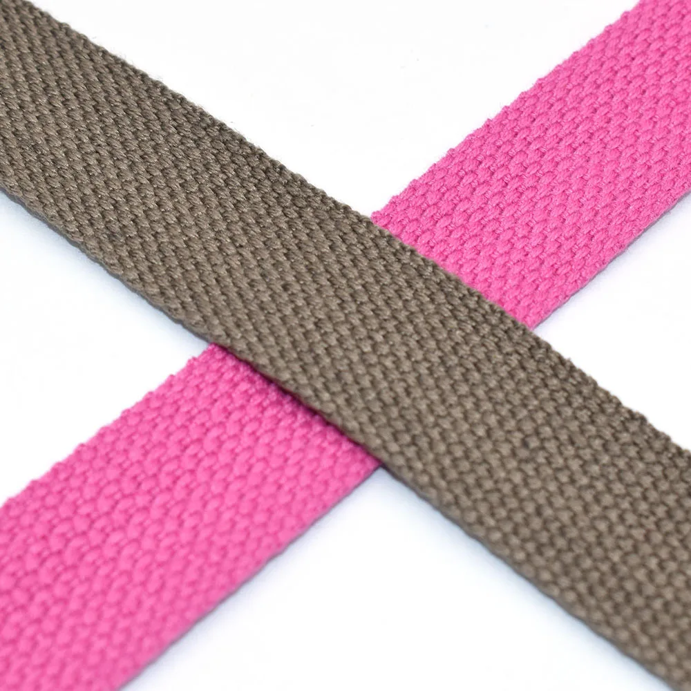 Natural Cotton Webbing belt Key Fobs Purse Bag Straps Leash 1&quotWebbing Luggage Strap Fabric Twill Tape | Дом и сад