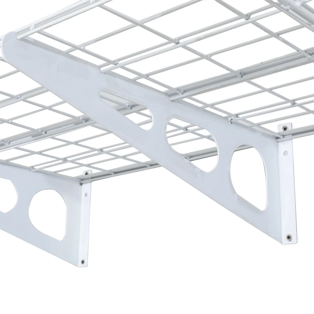 

[2021]2-Pack 2x6ft 24-inch-by-72-inch Wall Shelf Garage Storage Rack Floating Shelves White