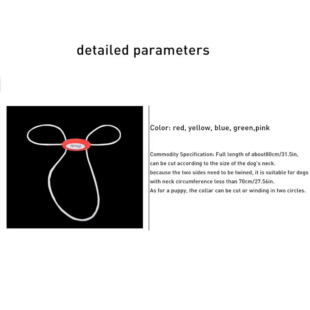 Высокое качество 1 шт. многоцветный светодиодный ошейник для домашних животных