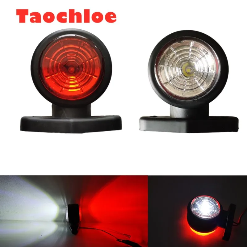 

1 пара 12v 24V позиции стебель светильник s боковые габаритные контур светильник s 24v грузовик с прицепом лампы фуры Ван габаритный фонарь напол...