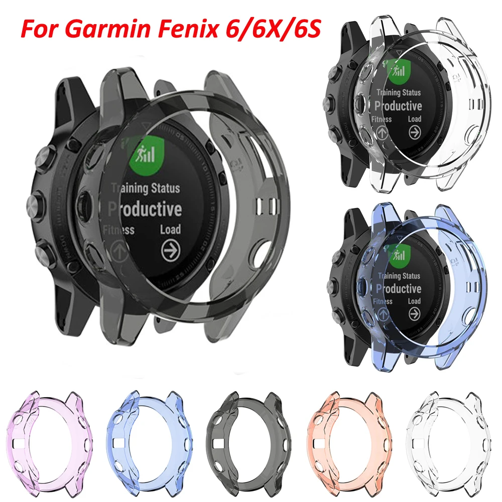 Аксессуары ультра тонкий чехол для Garmin 6X Смарт часы ремень Мягкий ТПУ защитный