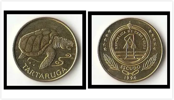 Монеты Кабо Верде 1 эскудо Океания коллекция настоящих оригинальных монет 100%
