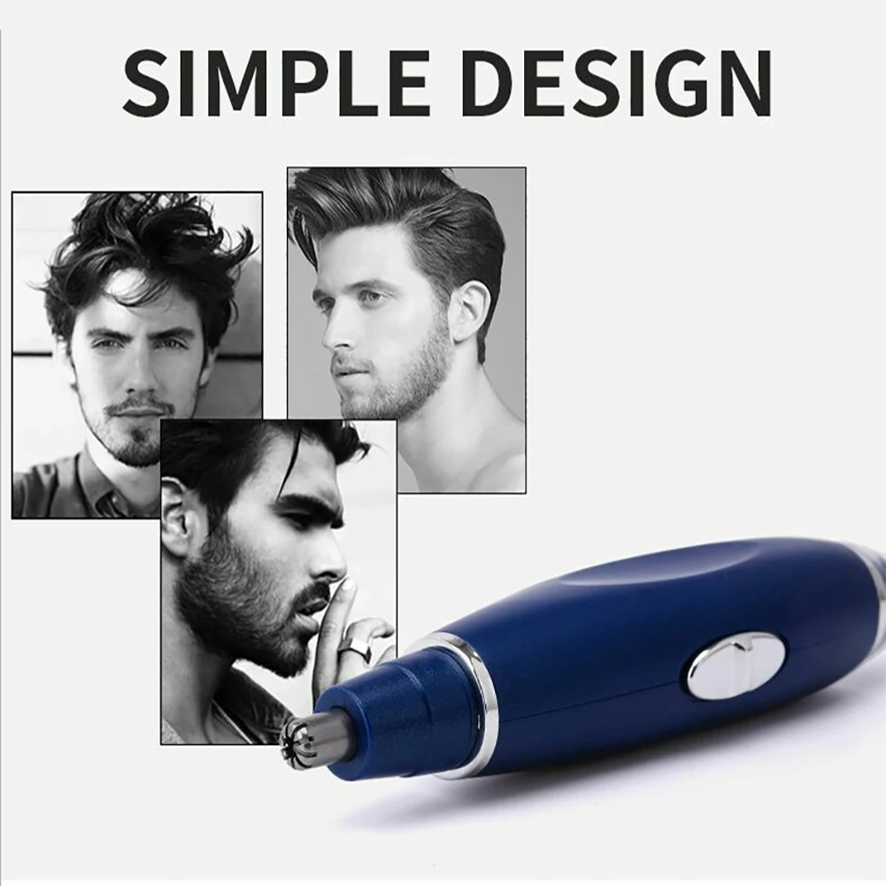 Ear Multifunction Battery Powered Tool All In One Men Women Face Care Nose Hair Trimmer Washable Removal Electric Shaving | Красота и