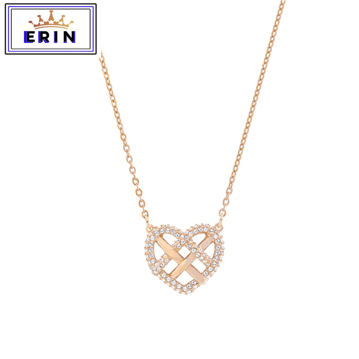 

ERIN High quality SWA new romantic heart anniversary gift necklace for women