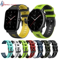 silicone band for amazfit gts 2 gtr 2 sport strap watchband for huami amazfit smart watch wrist band bracelet %d1%80%d0%b5%d0%bc%d0%b5%d1%88%d0%be%d0%ba correa