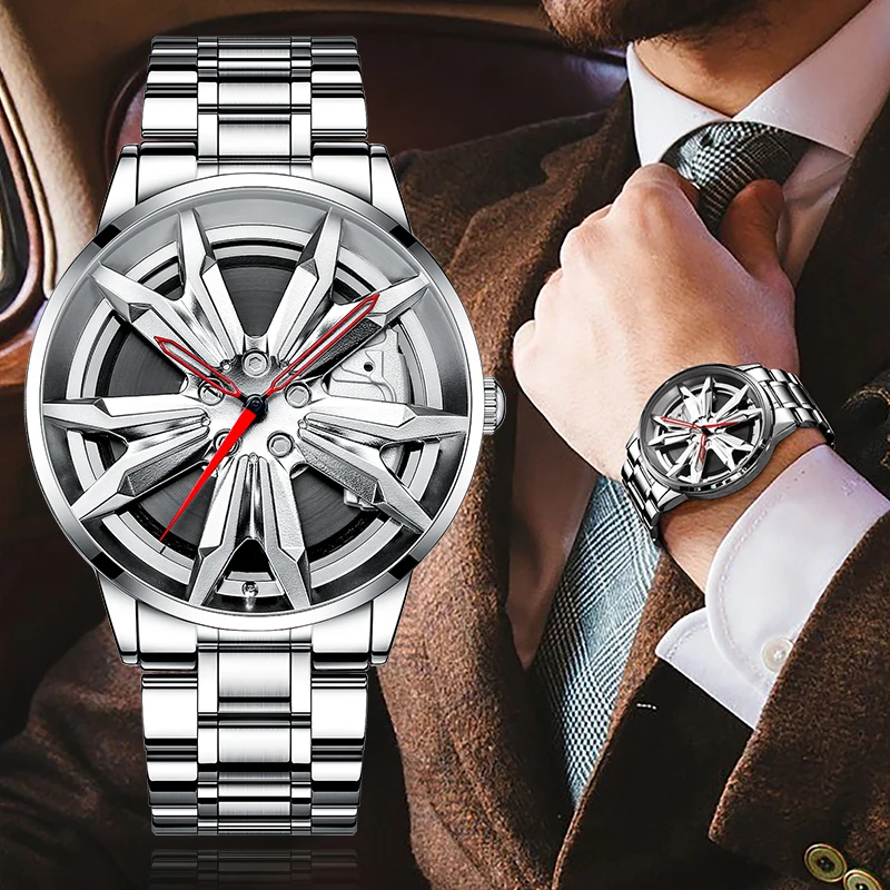 Часы наручные NEKTOM Мужские кварцевые брендовые водонепроницаемые спортивные с