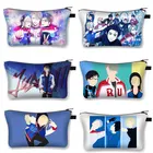 Аниме Yuri on Ice косметический чехол женская косметичка BL Yaoi манга женская сумка для туалетных принадлежностей Harajuku женский маленький клатч