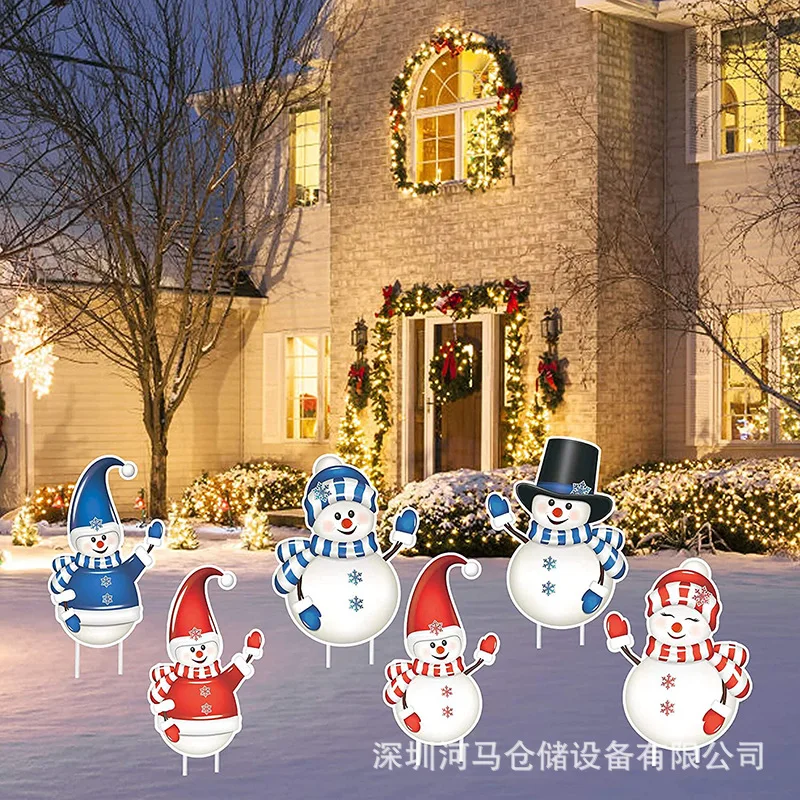 

Christmas Outdoor Indoor Yard Signs Decorations -Xmas Holiday Winter Wonderland Yard Sign Outdoor Lawn Yard Decorations