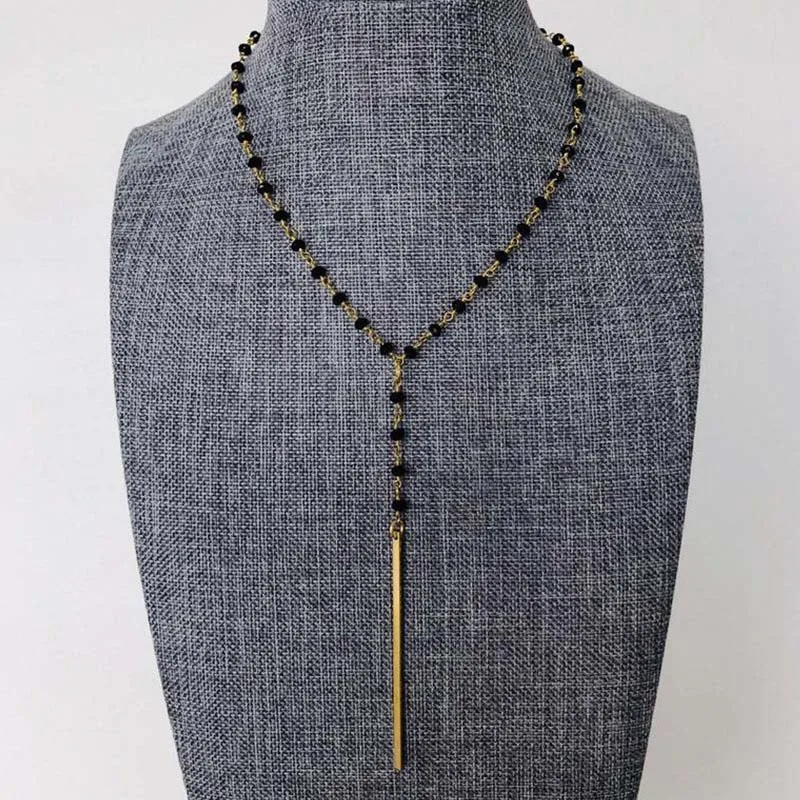 style 4 gold Длинный кисточкой крест кулон ожерелье s женские ювелирные изделия свитер четки бусы ожерелье короткая цепочка замок ожерелье воротник largo cuentas - Окраска металла: style 4 gold
