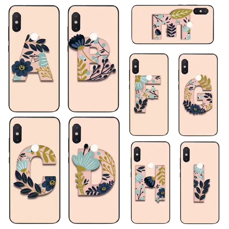 

Maiyaca Alphabet printing Soft Phone Case Cover For Xiaomi Mi8 9 10 9T 5 6 A1 A2Lite 9SE 8SE Mi8lite Mix2 Max3 F1