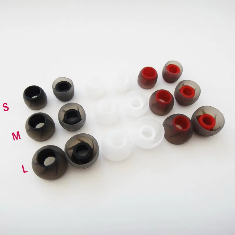 12pcs 3 colors SML TENNMAK 12 шт./упак. эксклюзивный turbo Вихрь силиконовые вкладыши для ушей и на рукавах и в нижнем части уха pad и ушной вкладыш& Аксессуары для наушников, Размеры S/M/L Размер - Цвет: 12pcs 3 colors SML