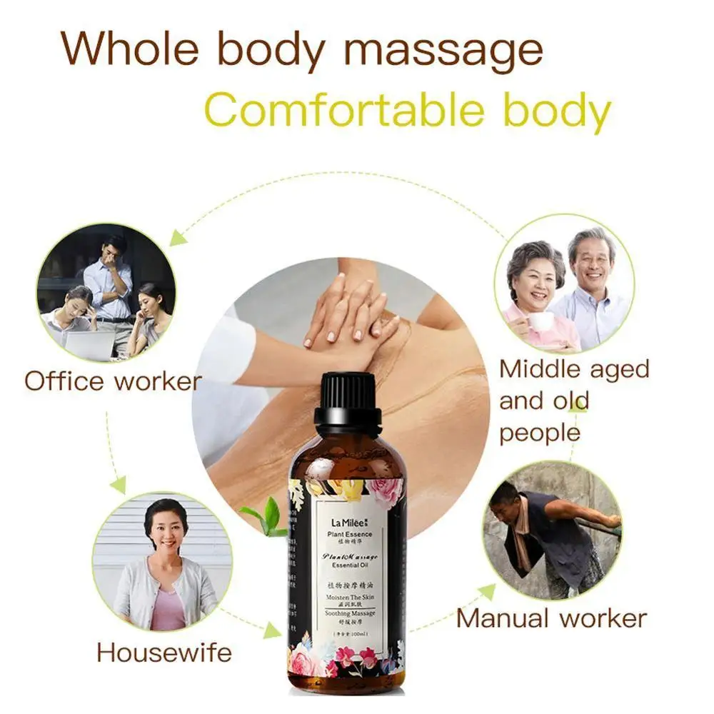 100 мл массажные эфирные масла ароматическое масло для ароматерапии Чистое