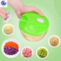 4 kinds of color kitchen hand held vegetable manual chopper multifunctional household meat skein machine