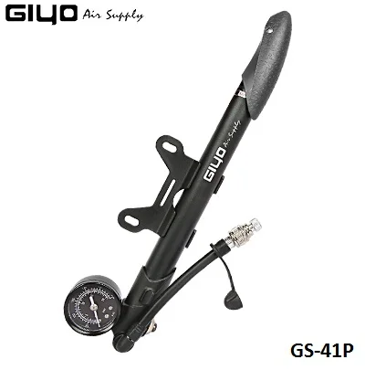 GS-41P Giyo GS-41P 300psi насос для велосипедных шин для шоссейных велосипедов с Т-образной ручкой фиксированный Манометр насос для шин MTB вилка Presta Schrader воздушный насос - Цвет: GS-41P