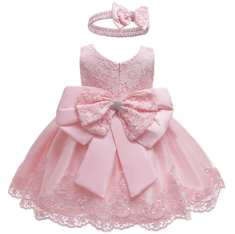 Платье для маленьких девочек рождественское платье фантазийное кружевное платье для девочек вечерние платья принцессы на свадьбу для девочек от 3 до 10 лет, платье-пачка для девочек - Цвет: Full pink