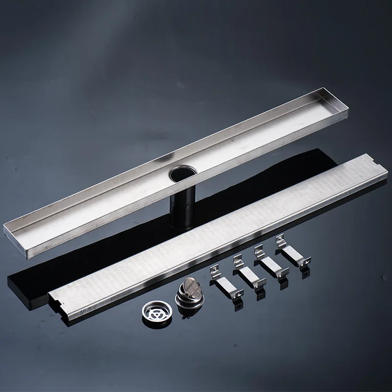 Прямоугольная линейная вставка для плитки слив пола защита от запаха